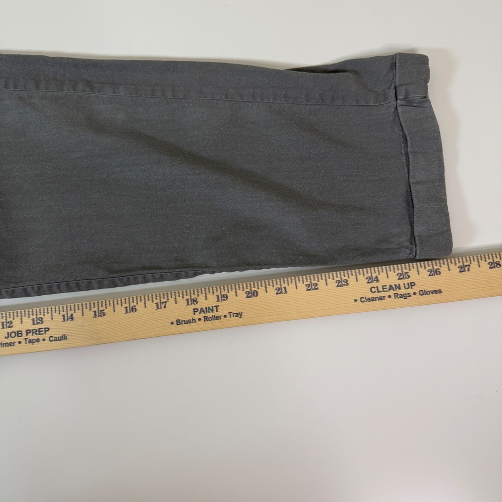 J. Jill Medium Gray Linen Stretch Pull On Pants Preppy Flowy Professional‎ Teach - Picture 8 of 11